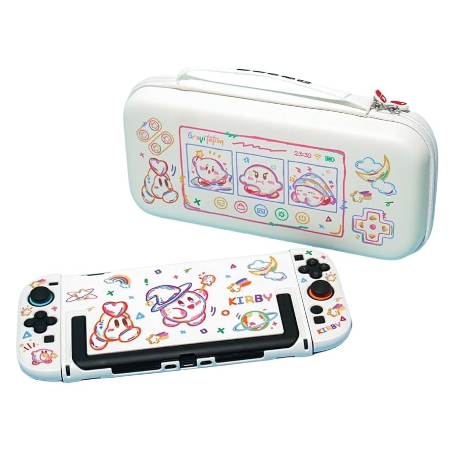 Nintendo Switch - ayaママ Amazon.co.jp: [YAYANA] カービィSwitch 2収納ケース ゲーム機